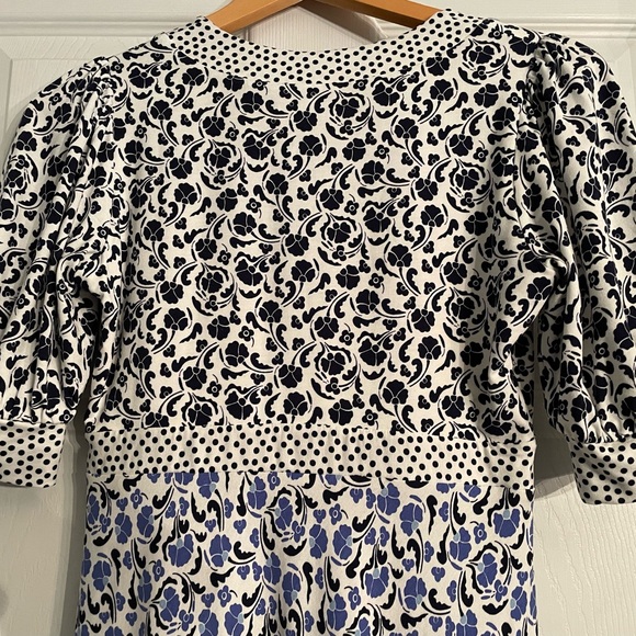 Boden Eva Jersey Midi Dress in Bluebell Delicate Bud - Picture 6 of 16